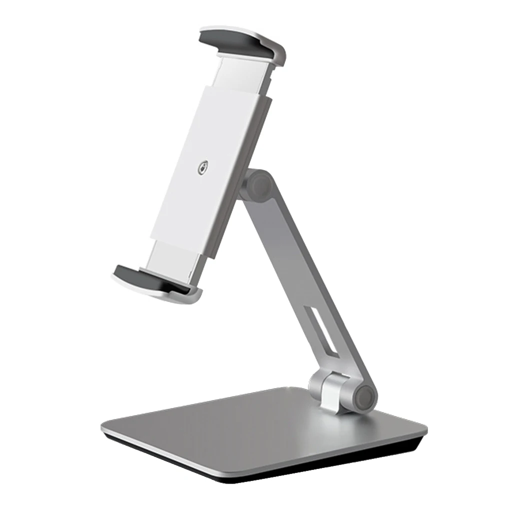 

Universal Smartphone & Tablet Stand Aluminum Alloy Desk Mount Holder 360 Degreen Bracket Replacement for iPad iPhone