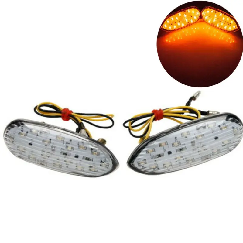 

Motorcycle Moto LED Turn Signal Indicator Flasher For Suzuki GSXR GSX-R 600 750 1000 GSXR1300 Hayabusa 2001-2013
