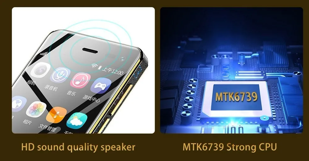 Подарок! Ulcool U2 мини-телефон на базе Android 4G LTE 3,1" MTK6739 четырехъядерный 1 гб 8 гб Android 8,1 телефон кожаный роскошный смартфон PK SOYES