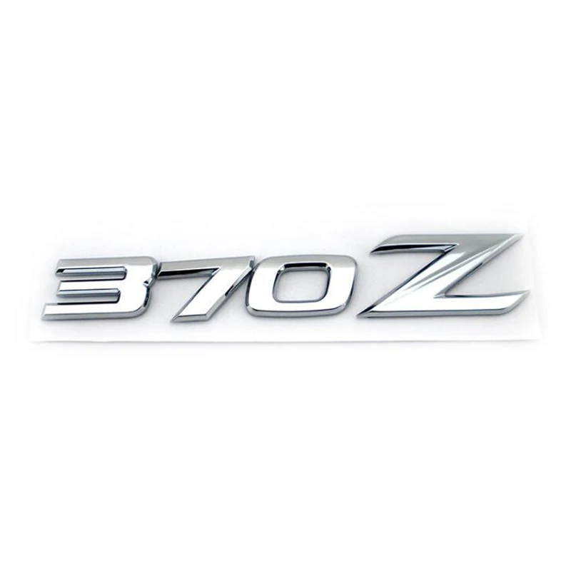 Для Nissan 370Z ABS хром с черной задней эмблемой логотип значок стикер Стайлинг