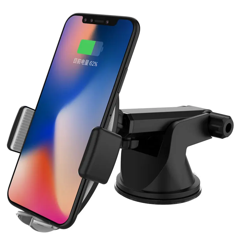 Ascromy Wireless Car Charger Dashboard Windshield Air Vent Gravity Phone Holder Mount For iPhone X 8 PLus Samsung Galaxy S9 S8 (1)