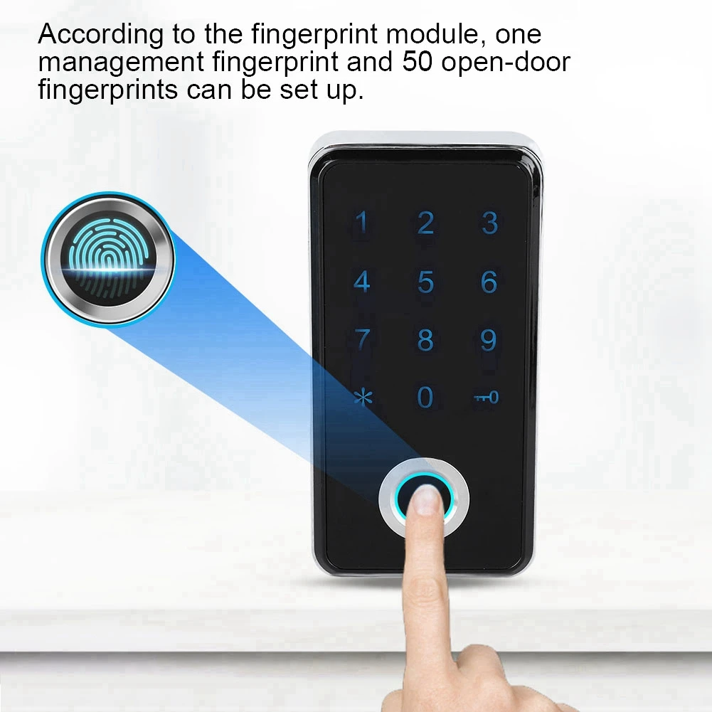6V cerradura puerta Интеллектуальный отпечаток пальца пароль без ключа замок для офиса спортзала ящика шкафа