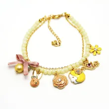Fashion cute and sweet love letter pendant bracelet hot in summer