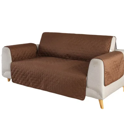 Диван-накидка на кресло Пледы для домашних животных собак детский коврик протектор мебели Реверсивный съемным подлокотник чехлов 1/2/3 сиденье - Цвет: XG001-coffee
