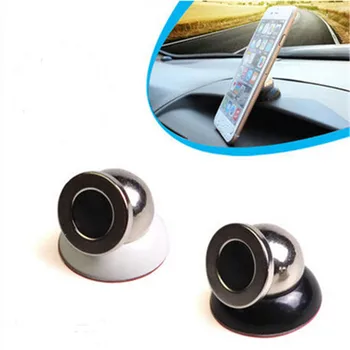 

Universal 360 Degree rotation Car-styling Cell Phone Magnetic Holder Dashboard Sticky Pad Case For Mobilb phone Ball Mount Base