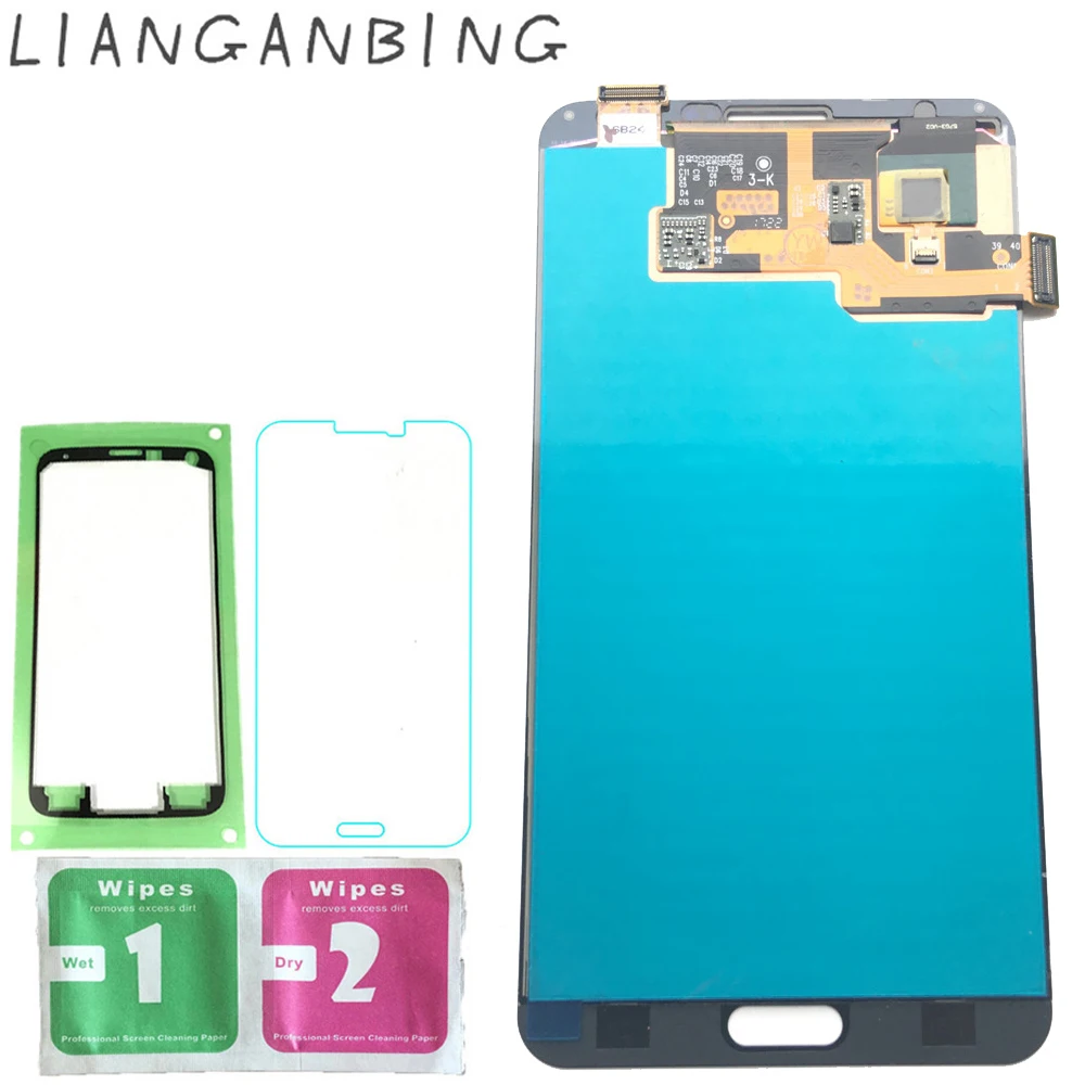 

New Super AMOLED LCD Note 3 N9005 N9000 N900A Display 100% Tested Working Touch Screen Assembly For Samsung Galaxy Note 3 lc