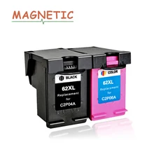 Magnetic Compatible ink cartridges For HP62 For HP 62 Envy 5640 5660 7640 5540 5545 Officejet