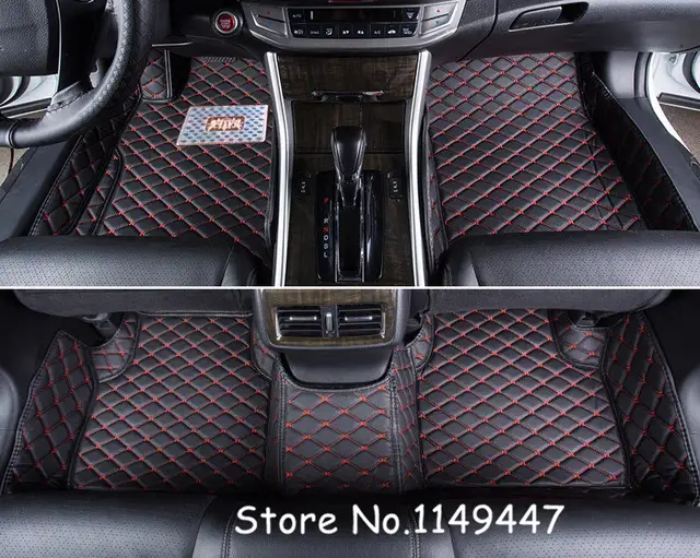 Interior Leather Custom Car Styling Auto Floor Mats