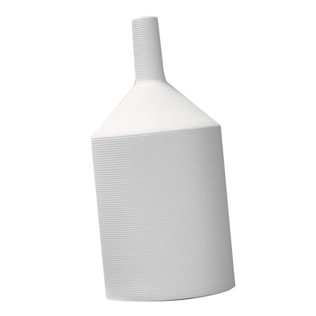 Thin Mouth Porcelain Vase Ceramic Flowervase Planter Flower Pot for Home Office Decor