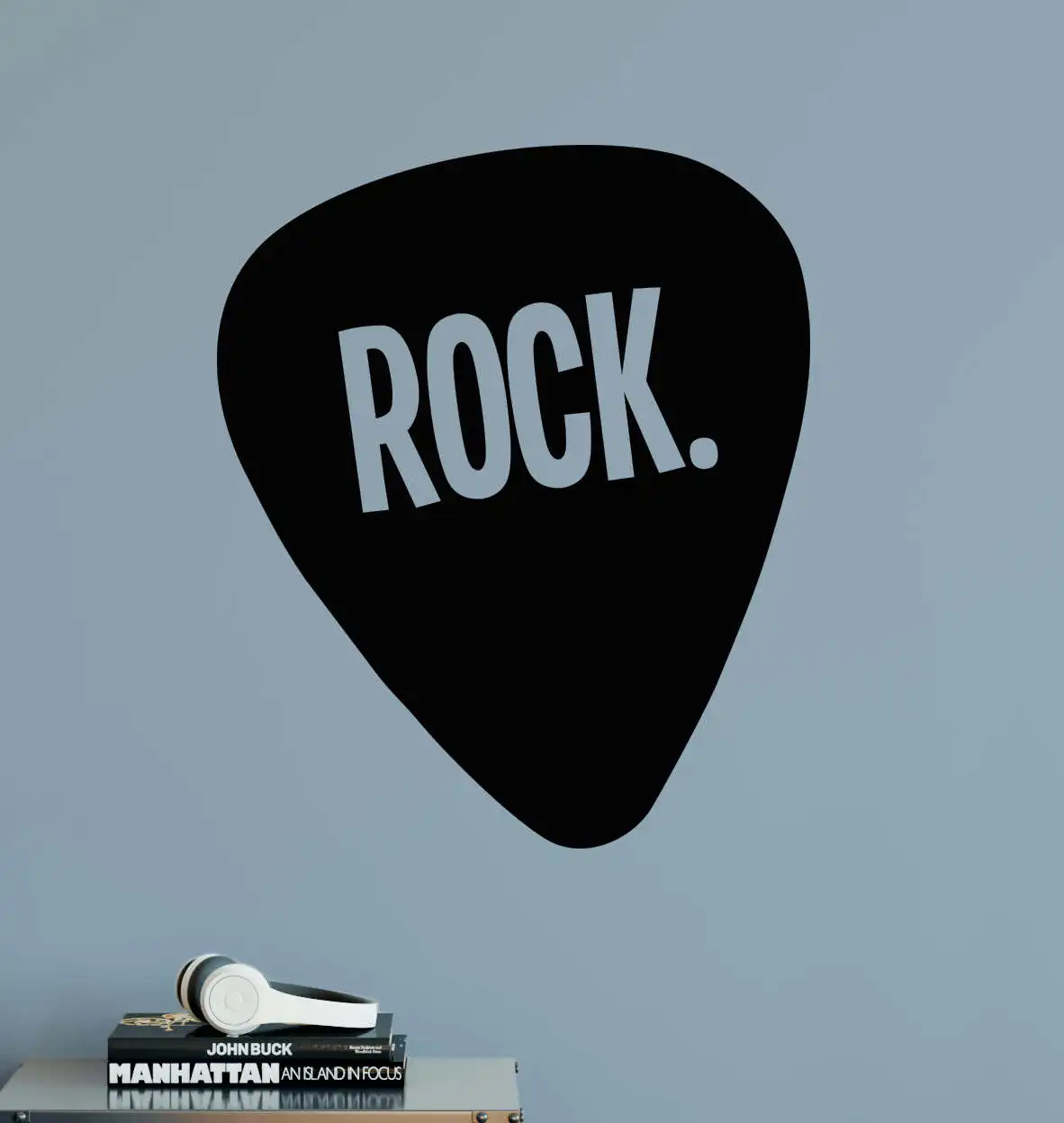Guitar Pick pattern Rock Wall sticker for bar decor drop shipin Wall