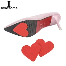 1 Pair Love Heart High Heel Anti-slip Self-Adhesive Protective Sole Stickers Red Love shape Non-slip Protect Pads Cushion Insole 1 Pair Love Heart High Heel Anti-slip Self-Adhesive Protective Sole Stickers Red Love shape Non-slip Protect Pads Cushion Insole