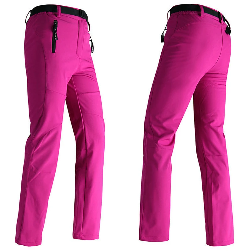 RAY GRACE de invierno de las mujeres Camping senderismo pantalones de lana suave al aire libre Pantalones de deporte para escalada Trekking Mujer RAY GRACE de invierno de las mujeres Camping senderismo pantalones de lana suave al aire libre Pantalones de deporte para escalada Trekking Mujer