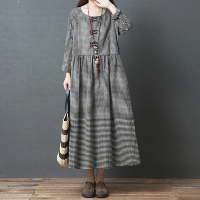 Платье Лен Длинный Рукав фото 7