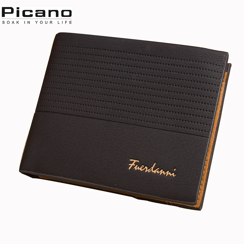 

2018 Men Leather Brand Luxury Wallet Vintage Minimalist Short Slim Male Purses Money Clip Credit Card Dollar Price Portomonee