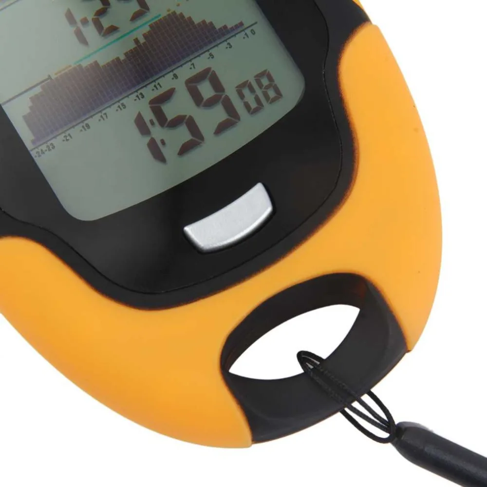 Многофункциональный FR500 портативный цифровой высотомер водонепроницаемый ЖК-экран дисплей наружного использования барометр устройство оранжевый и черный