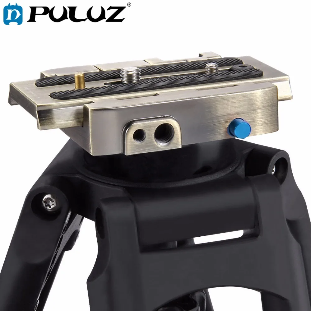 PULUZ PU3502B Quick Release Clamp Adapter + Quick Release Plate for