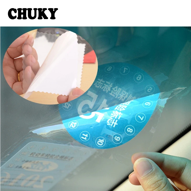 CHUKY прозрачные автомобильные наклейки на статическое электричество фотопленка