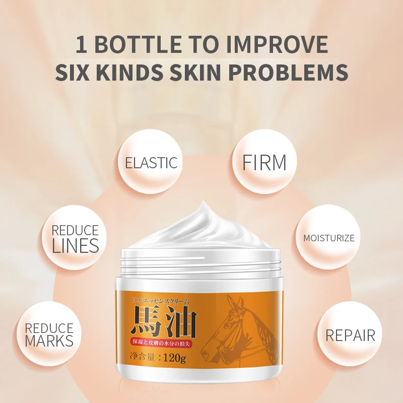 Face Moisturizers, Moisturizing Cream For Oily Skin Anti-Freckle Cream Strong Whitening Horse Oil Facial Cream Dark Spot  LAIKOU