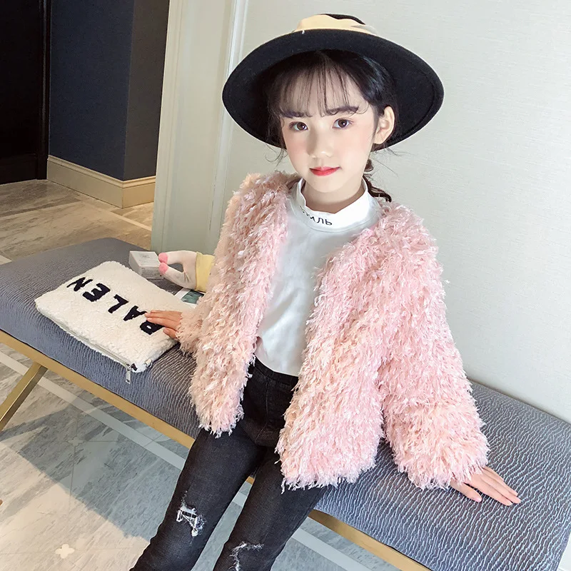 

2018 Girls Jackets 4 5 6 7 8 9 10 11 12 13 Years New Fashion Baby Girl Winter Clothes Sweet Coat Big Girls Teenage Kurtka Zimowa