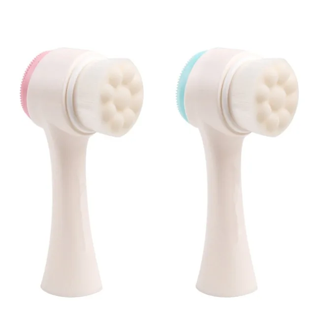 Pudaier Facial Washing Brush Double Sides Multifunctional Silicone 3D
