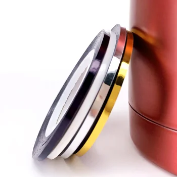 

New Arrive 2mm 4 Colors Popular Nail Striping Tape Line For Nails Decorations Diy Nail Art Self-Adhesive Decal Tools
