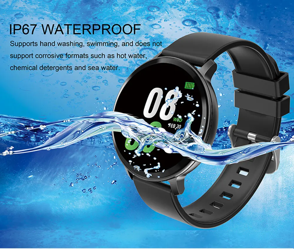 pressão arterial smartwatch mulher relógio inteligente à