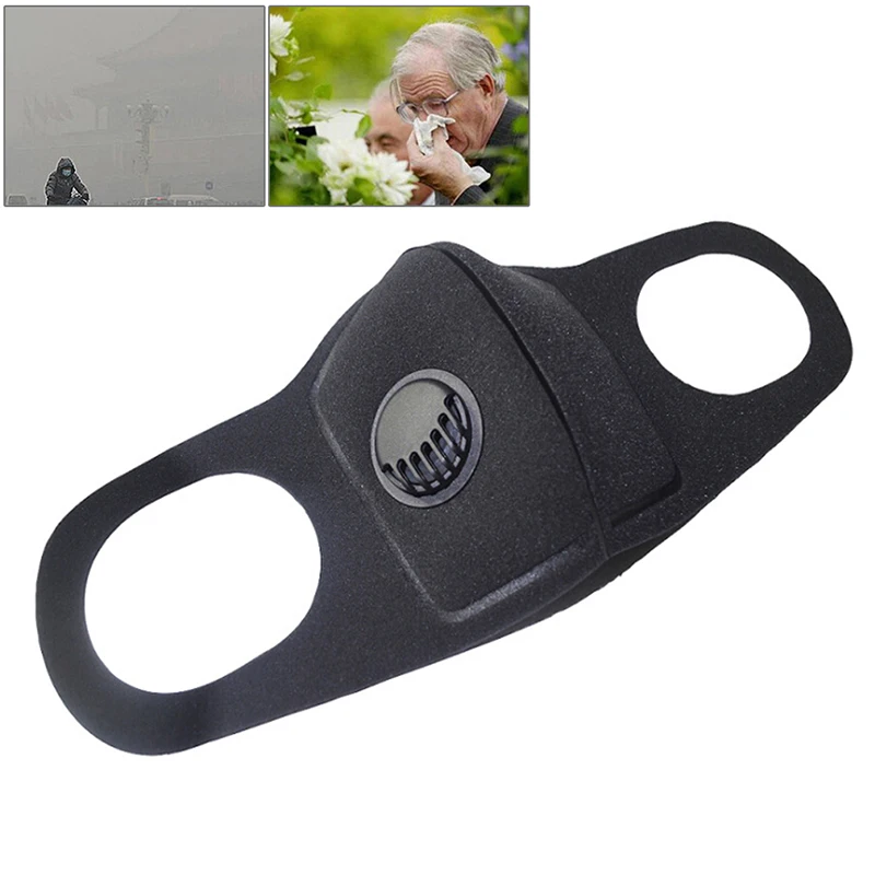 1Pc Mouth Face Mask Anti Pollution Dust Mask PM2.5 Activated Carbon Filter Insert Can Be Washed Reusable Mouth Maske