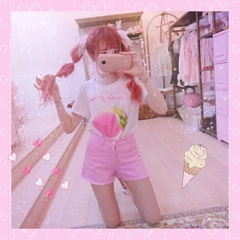 

Princess sweet lolita sweater BOBON21 fruit short sleeved T-shirt T1486