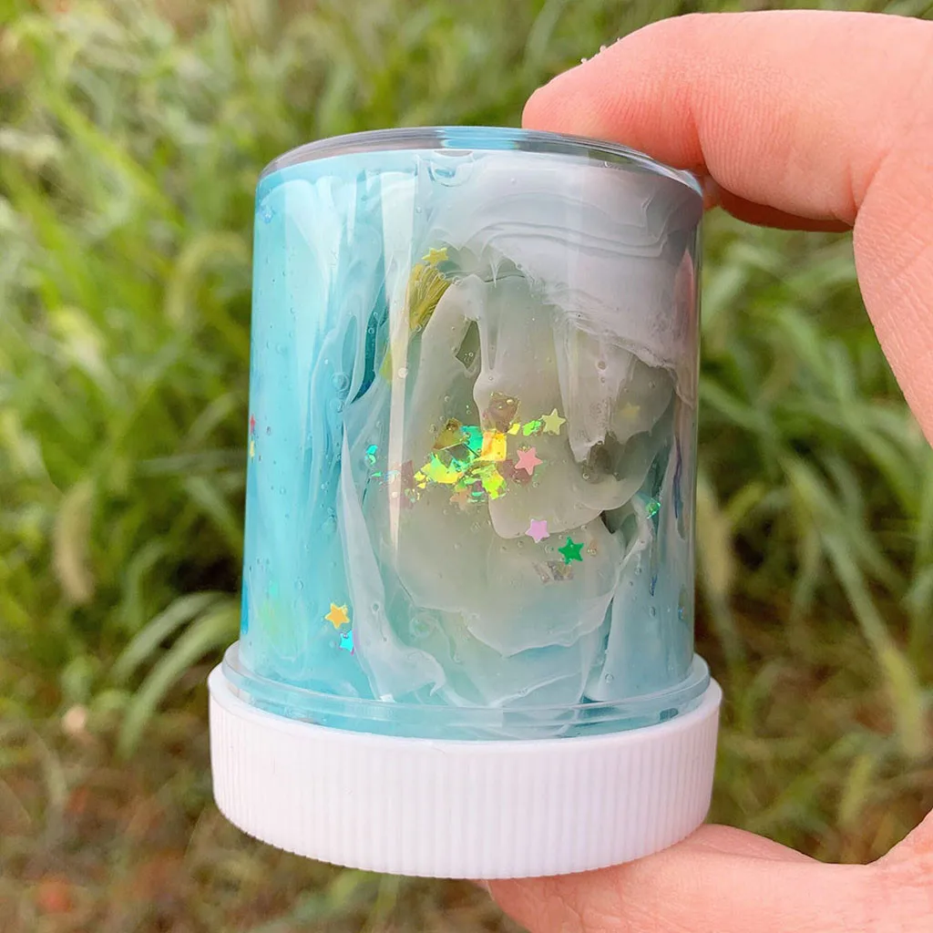 Non-Toxic Clear Slime Beautiful Color Mixing Cloud Kids Relief Stress Toys high quality hot sale W506 | Игрушки и хобби
