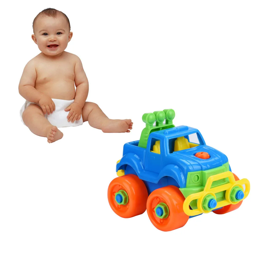  Educational Toy Children Toy Christmas Gift Disassembly Car Truck Design Educational toys for children Kids Free Shipping 26
