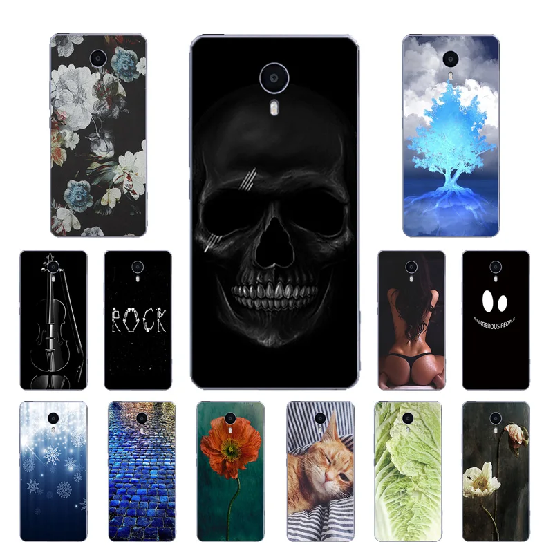 for Meizu M3 Max Case Soft TPU Silicone Cover Back Coque Fundas Piano Printing Meilan 6.0&quot |