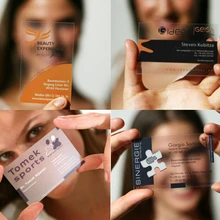 На заказ визитная карточка печать имя визит печать прозрачный ПВХ почтовая карточка пластиковая Визитная карточка отличное качество