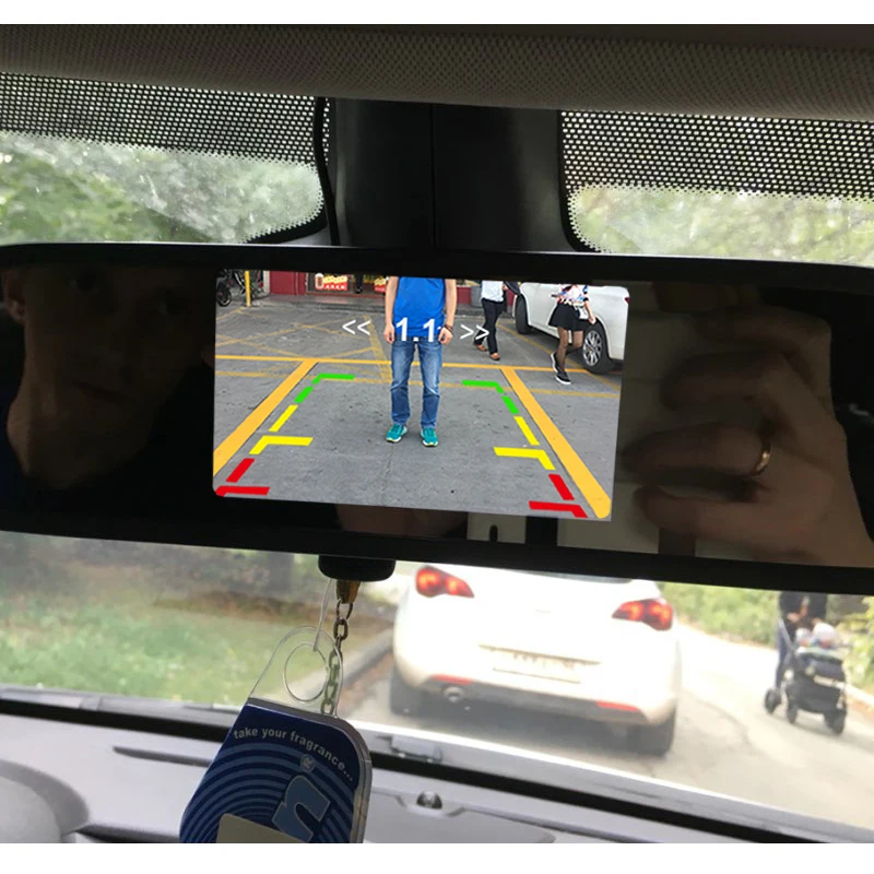 Sinairyu провод Видео парковочный датчик обратный резервный радар помощь, Авто парковочный монитор цифровой дисплей и Повышающий сигнал тревоги