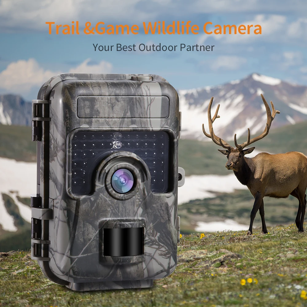 

Hunting Trail Camera 1080P 16MP Wildlife Scouting Cam IR Night Vision IP66 20M Waterproof Animal Camcorder Camera