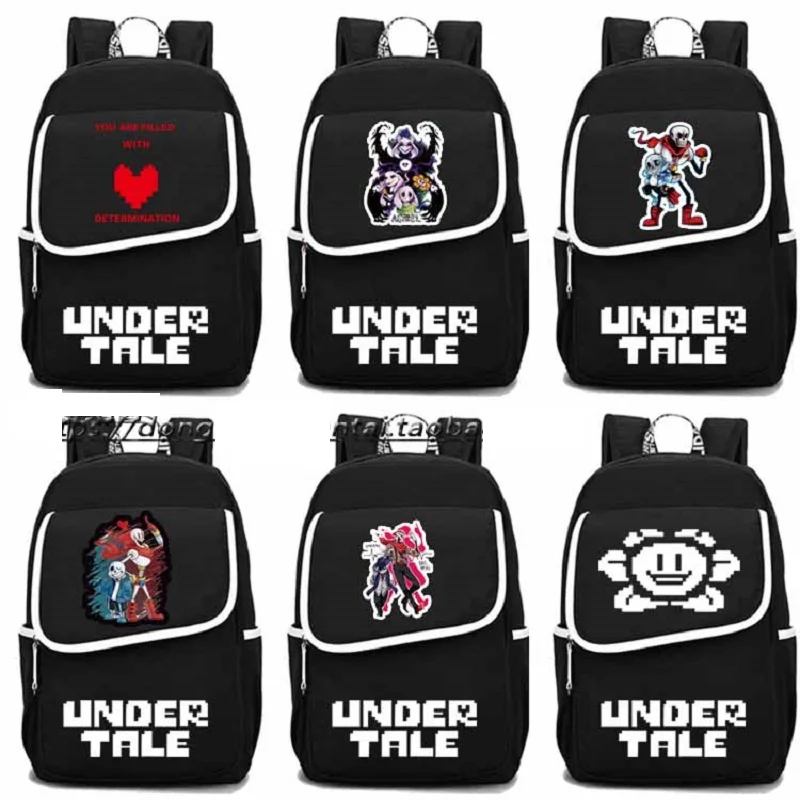 

High-Q Unisex Anime Cos Undertale backpack teenagers unisex preppy style Preppy Student large capacity backpack