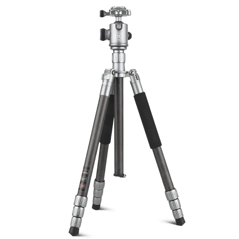 QZSD Colorful Q868C carbon fiber tripod 2 in 1 camera tripod monopod