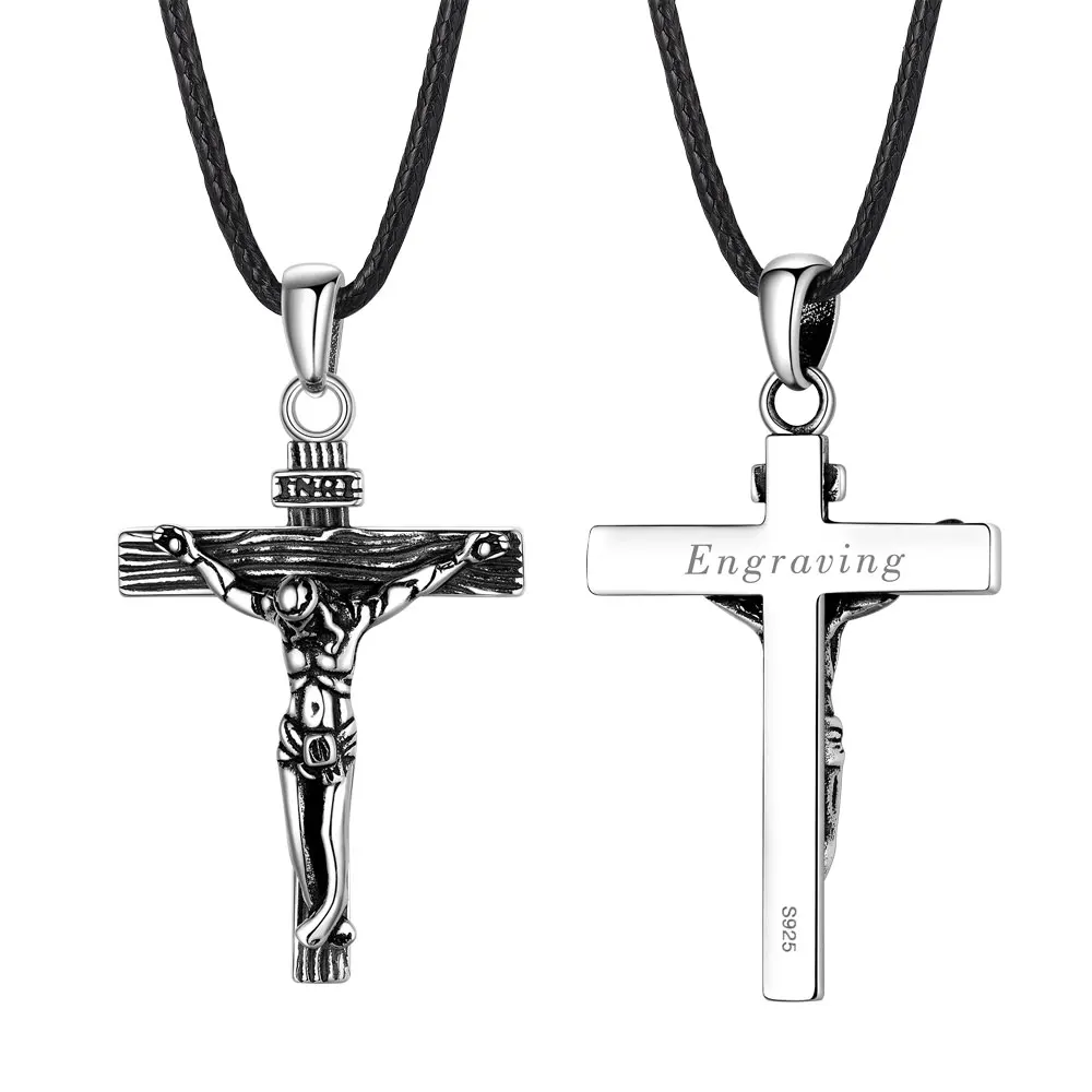 Sterling Silver Crucifix Pendant