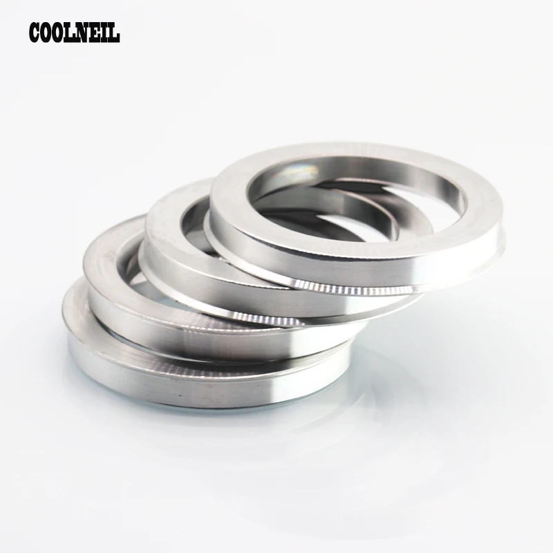 

4 pieces/ lot Wheel hub center rings OD 60.1 to 73.1 Aluminum Alloy centric hub ring