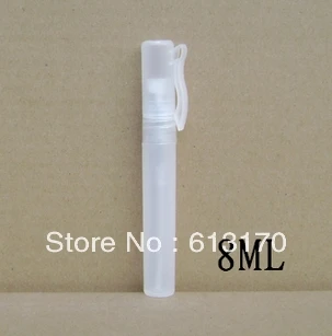 

8ml plastic spray bottle 8cc perfume bottle Clear Atomizer bottle Pen StyleTravel refillable Parfum Mini Vials free shipping