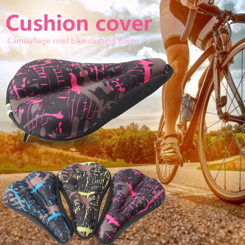 

Bicycle Seat Cover Bike Saddle Cover Soft Silicone Mountain Bike Saddle Cover Seat Comfortable Cushion