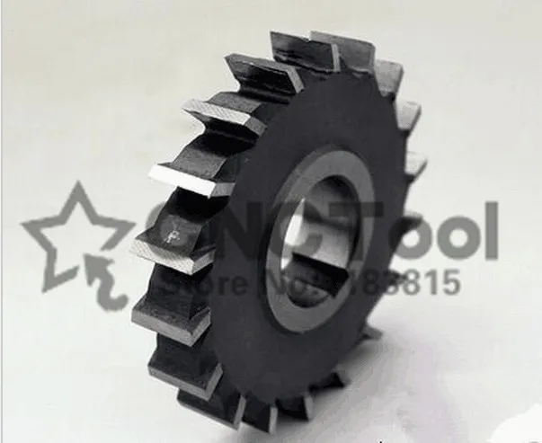 Baratos 2 piezas 63*4*5*6*7*8*10*12*14*16*18*20 HSS tres cuchillas de dientes rectas, cortador de ranura de acero de alta velocidad, cortador de fresado