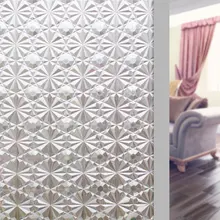 3D оконная пленка, не клейкая и ПВХ статическая стеклянная пленка, 99% анти-УФ и контроль тепла для дома, офиса, 17,7 на 78,7 дюймов