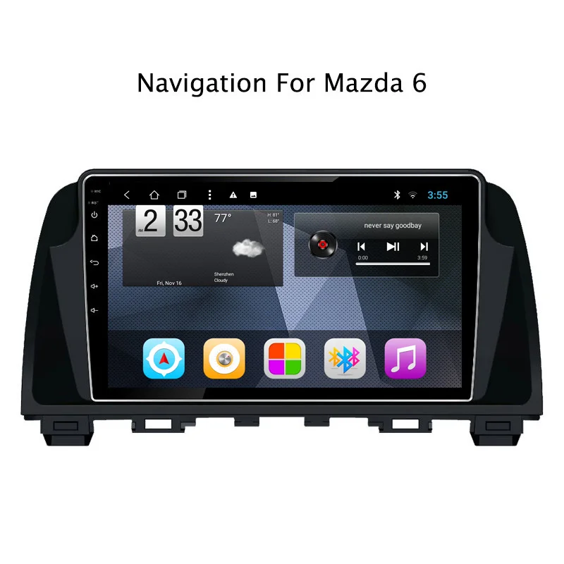 Perfect Octa Core Android 8.1 Car DVD GPS Navigation For Mazda 6 2012-2014 Radio Stereo with Mirror Link 1