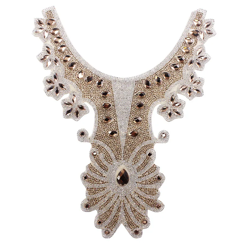 5piece-Crystal-Motif-Rhinestones-Hotfix-Neck-Collar-Applique-African-Cord-Patches-Trimming-Motif-Venise-Iron-on (1)