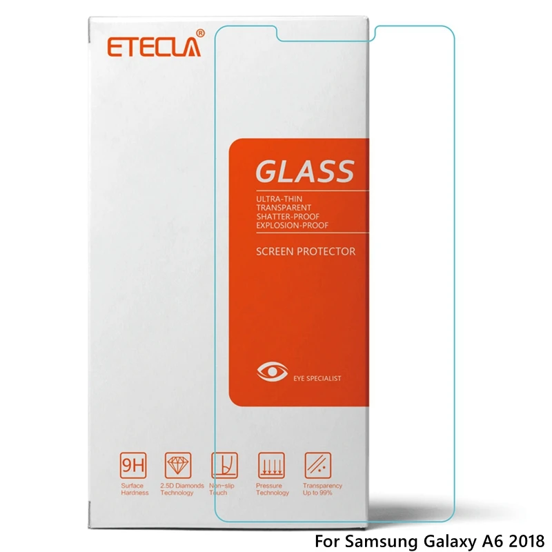 

2Pcs For Samsung Galaxy A6 2018 Glass Samsung A6 Plus 2018 Tempered Glass On For Galaxy A6s Screen Protector HD Glass Film
