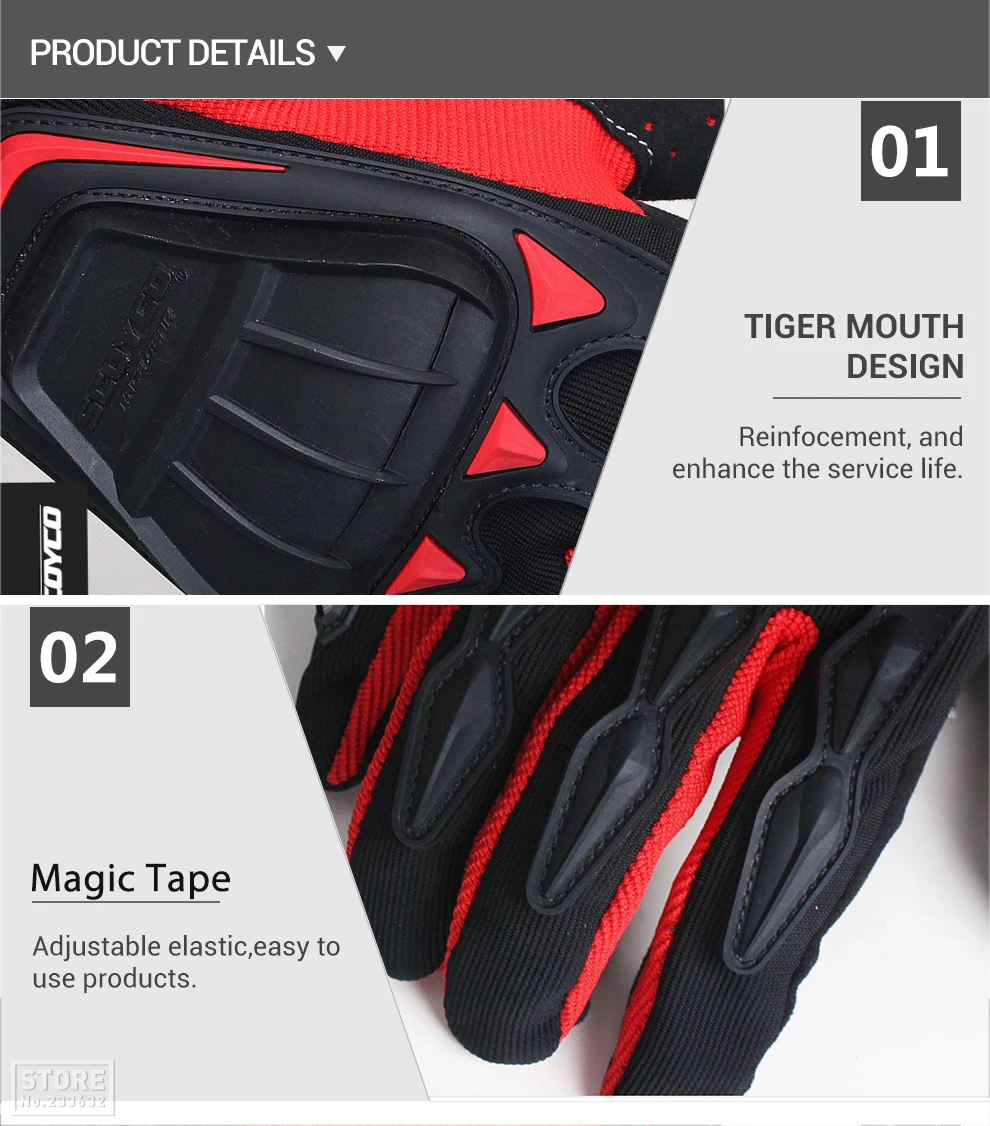 Full Finger Motorcycle Gloves »