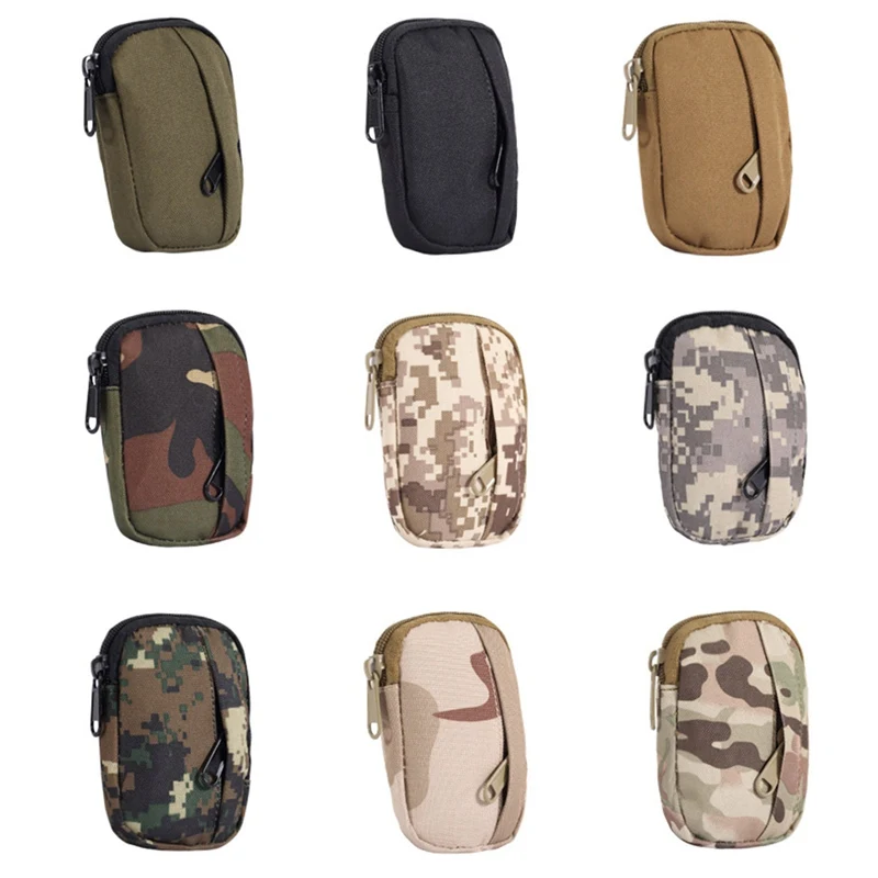 

Hunting EDC Pack Military Functional Camo Bag Molle Pouch Small Practical Coin Purse Military Tactical Bag Camping Hiking Pouch
