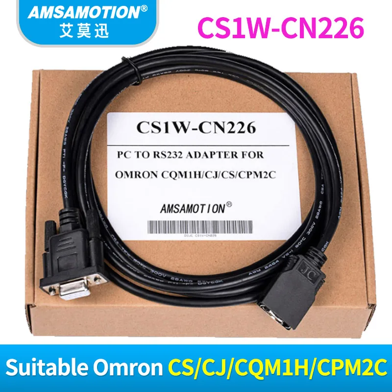 CS1W-CN226 кабель серии подходит для Omron CS CJ CQM1H CPM2C серии PLC Кабель для программирования RS232 кабель порта - Цвет: Series cableCS1W-CN2