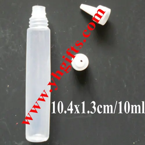 

100 шт./лот. Многоразовые бутылки, бутылка для краски, пустая бутылка, пластиковая трубка, художественные инструменты. X см/10 мл, игрушки для рисования. Детские сады