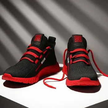 

Men's sports shoes breathable casual non-slip men's vulcanized shoes men's mesh cloth with wear-resistant shoes